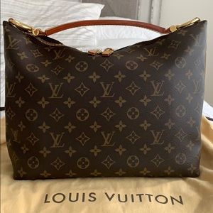LOUIS VUITTON SULLY PM- SHOULDER BAG-With lock&key